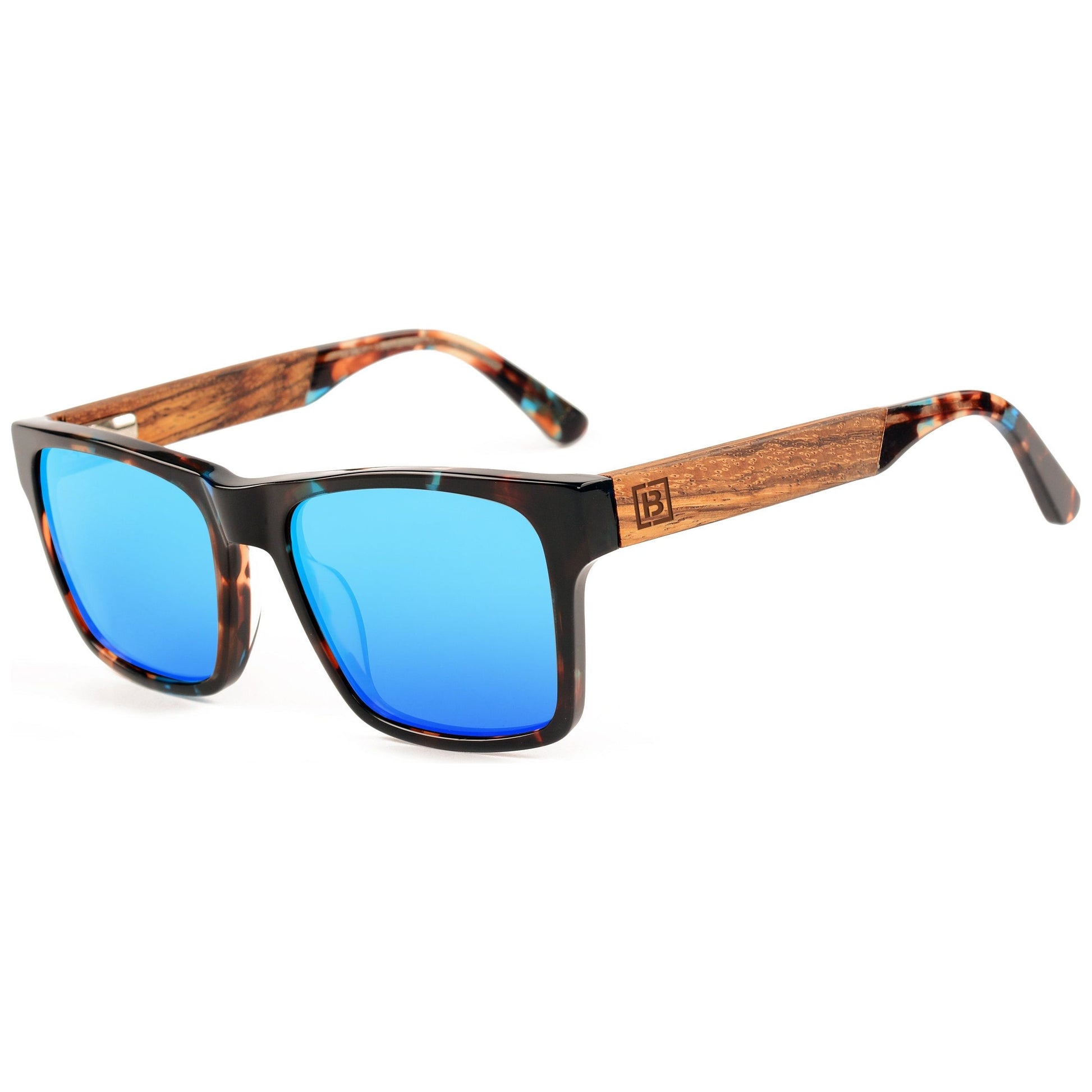 Cade - Acetate & Wood Sunglasses