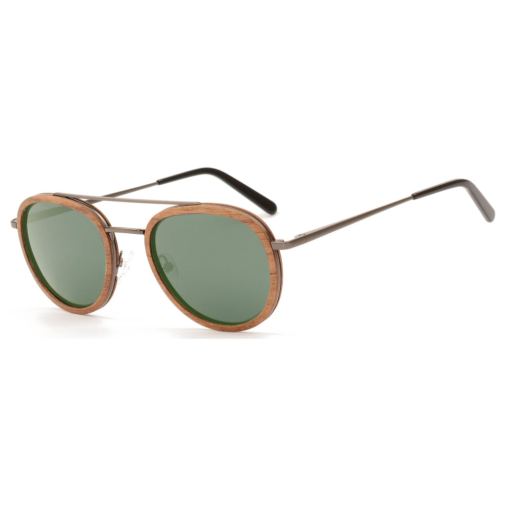 O'Hara - Metal & Wood Sunglasses