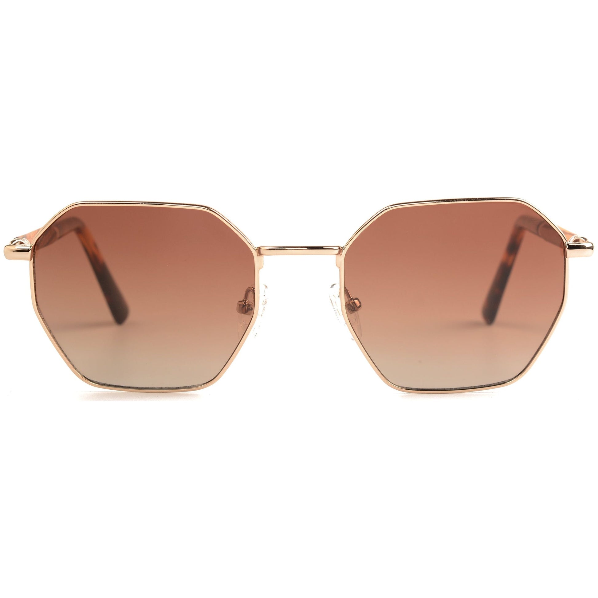 Halle - Monel & Wood Sunglasses